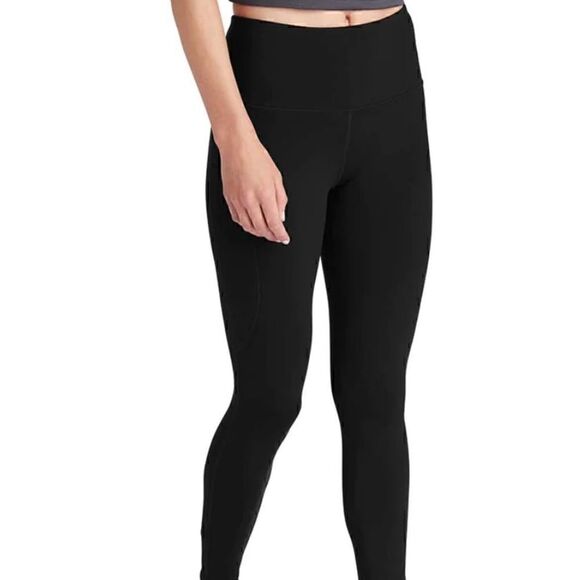 Sport-Tek Women’s High Waist Black Legging Size Small LPST891 - Picture 2 of 7